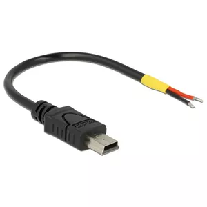 USB Cable DeLOCK 85251 Mini-USB B 0.1m Black