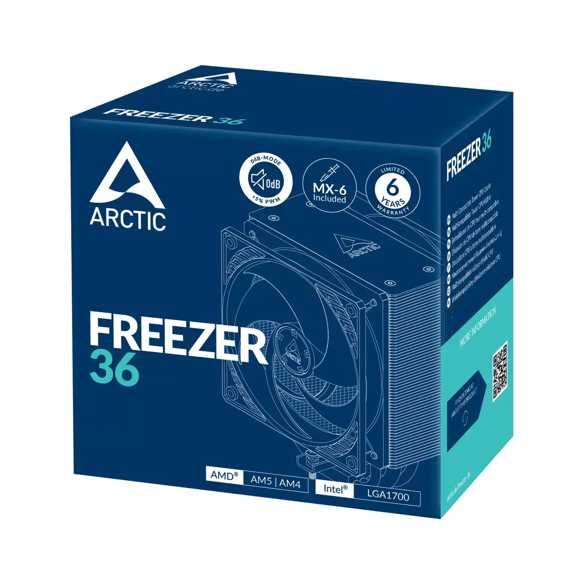 Gaisa dzesētājs ARCTIC Freezer 36 Multi Compatible Photo 6