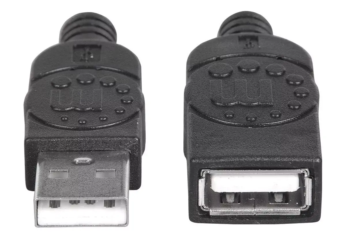 USB-A uz USB-A pagarināšanas kabelis Manhattan USBEXTAA3BK Photo 3