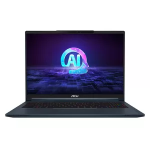 MSI Stealth 16 AI Studio A1VGG-019NL Portatīvais dators 40,6 cm (16") Quad HD+ Intel Core Ultra 9 185H 32 GB DDR5-SDRAM 2 TB SSD NVIDIA GeForce RTX 4070 Wi-Fi 7 (802.11be) Windows 11 Pro Zils