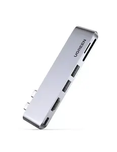 Док-станция Ugreen 80856 с 2 портами USB 3.2 Gen 2 Type-C и поддержкой 4K