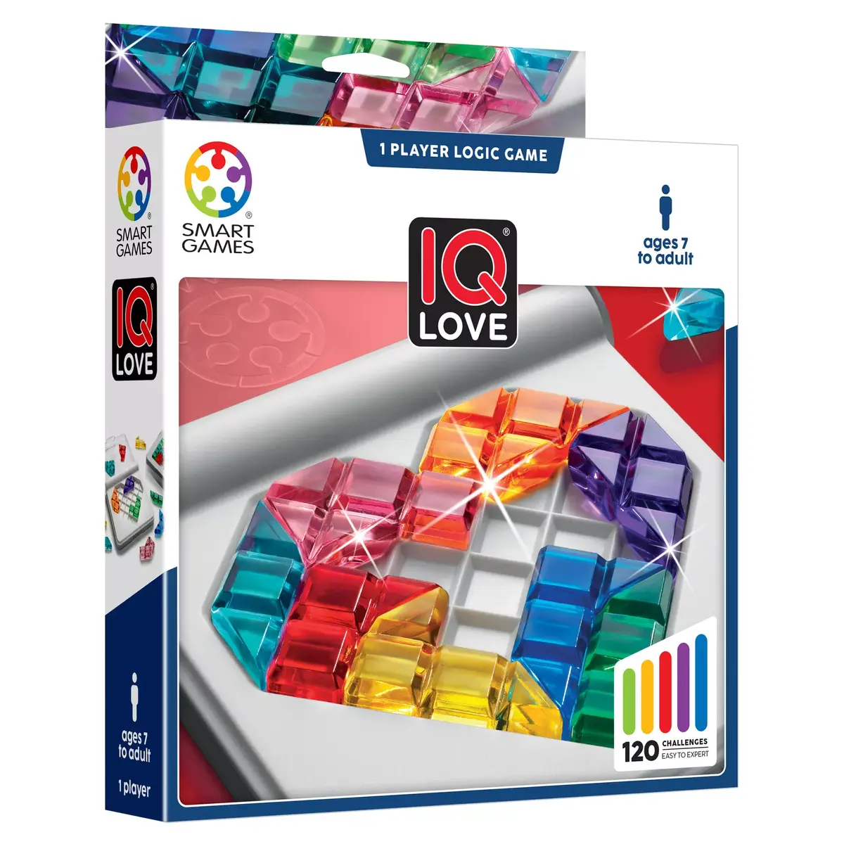 SmartGames IQ Love 3D puzle spēlētājiem