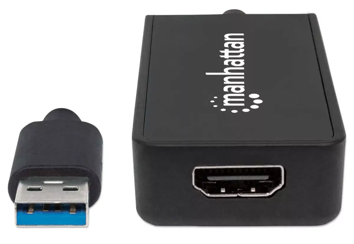 USB-A uz HDMI adaptera kabelis Manhattan 60cm Photo 4