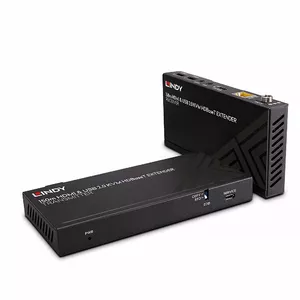 KVM удлинитель Lindy 150m Cat.6 HDMI 4K60 USB 2.0 & IR