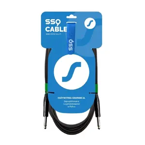 Аудио кабель TS SSQ Mono 6,3 мм (1/4") — 7 м, Ø 6 мм, PVC экранирование, 85Ω ±5Ω