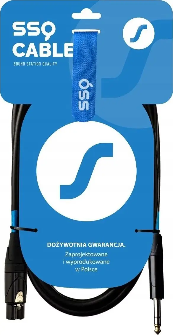 SSQ XLRJS3 XLR sieviešu - 6.3 mm stereo džeka audio kabelis Photo 2