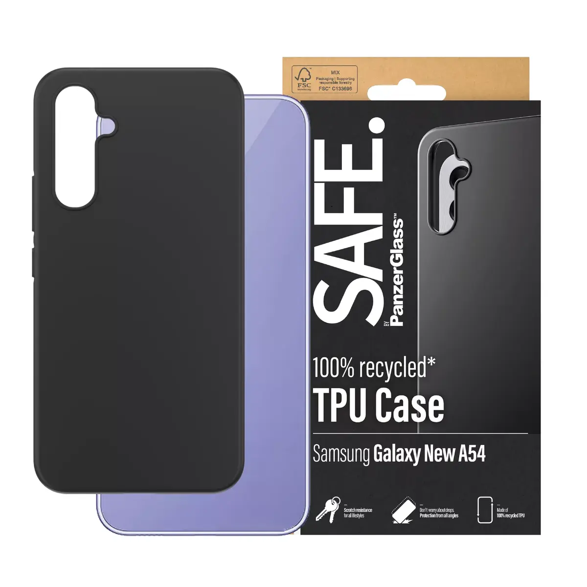 TPU vāciņš PanzerGlass SAFE. by Samsung Galaxy A55 5G Photo 2