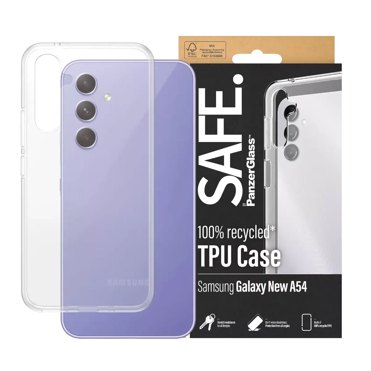 TPU vāciņš PanzerGlass SAFE Samsung Galaxy A55 5G Photo 2