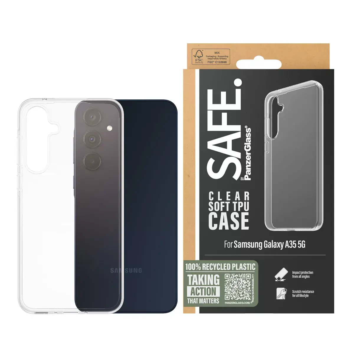 TPU vāciņš PanzerGlass SAFE Samsung Galaxy A35 5G Photo 2