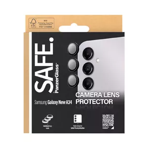 Защитное стекло для камеры PanzerGlass SAFE. для Samsung Galaxy A35 5G Черное