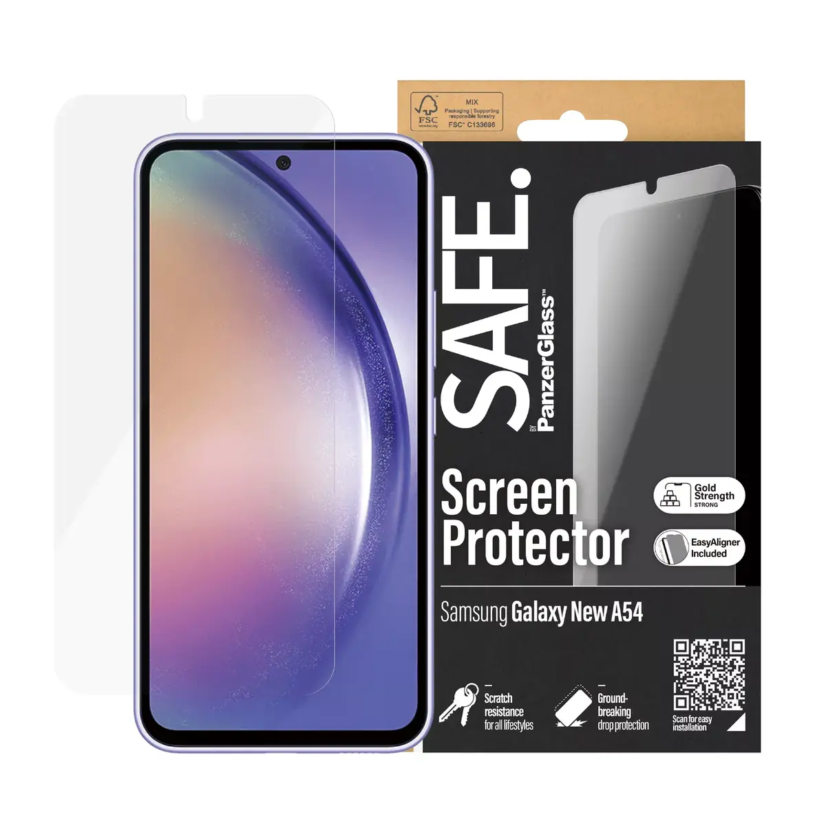 Ekrāna aizsargs PanzerGlass Samsung Galaxy A55 5G Photo 2