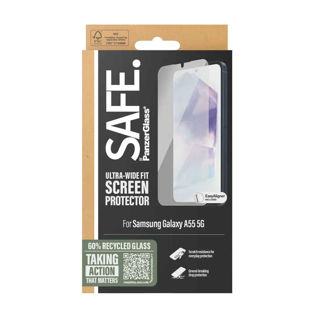 PanzerGlass ekrāna aizsargs Samsung Galaxy A55 5G Photo 3