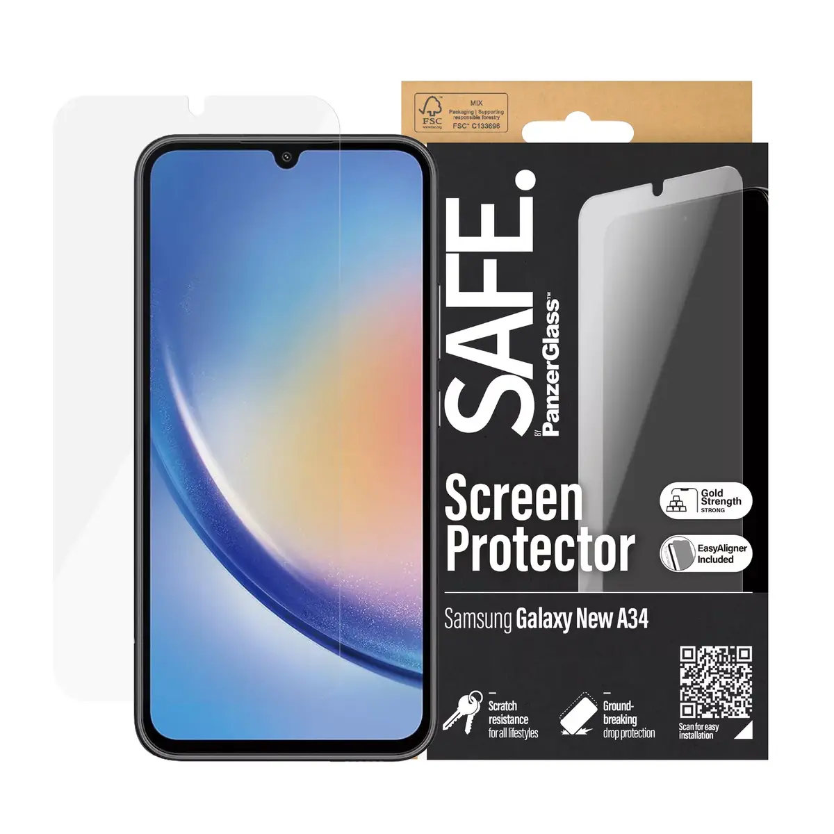 Ekrāna aizsargs PanzerGlass Samsung Galaxy A35 5G Photo 2