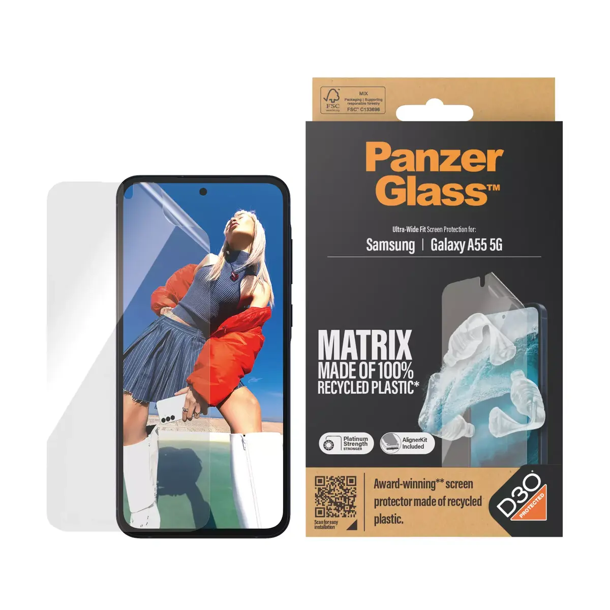Защитное стекло PanzerGlass Samsung Galaxy A55 5G Photo 2