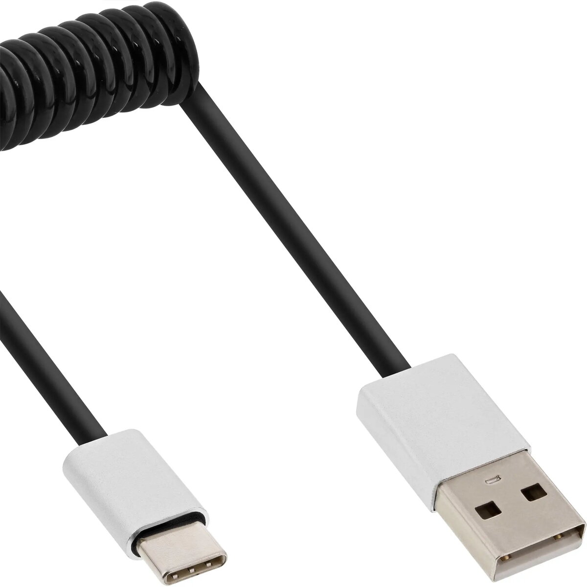 InLine USB 2.0 spirālveida kabelis