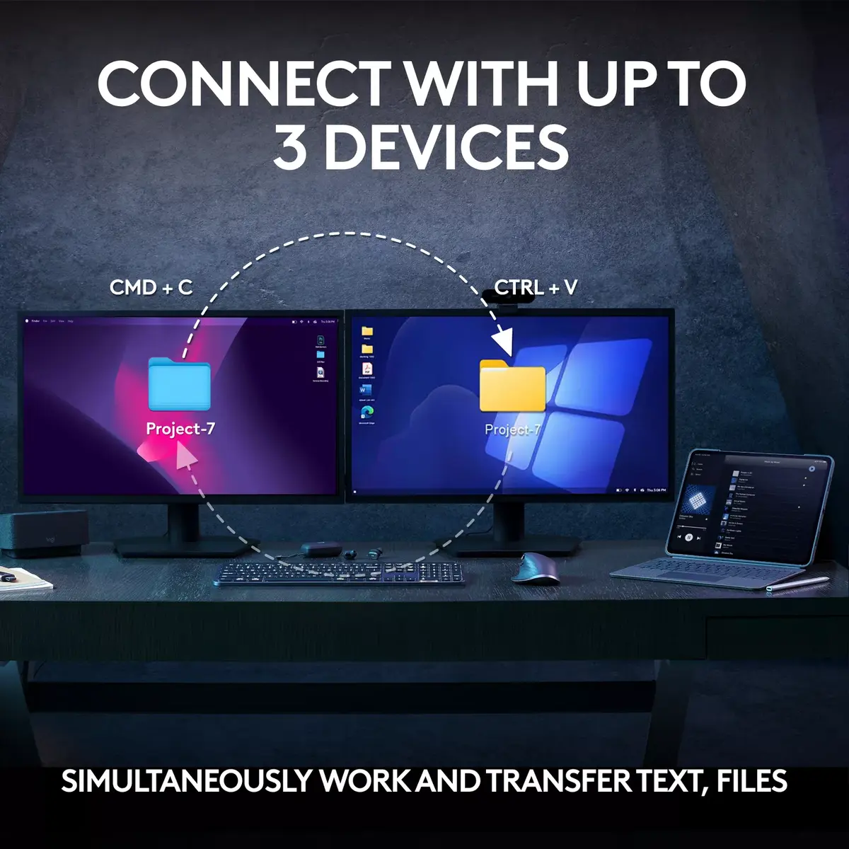 Комплект Клавиатура Мышь Logitech MX Keys S Photo 24