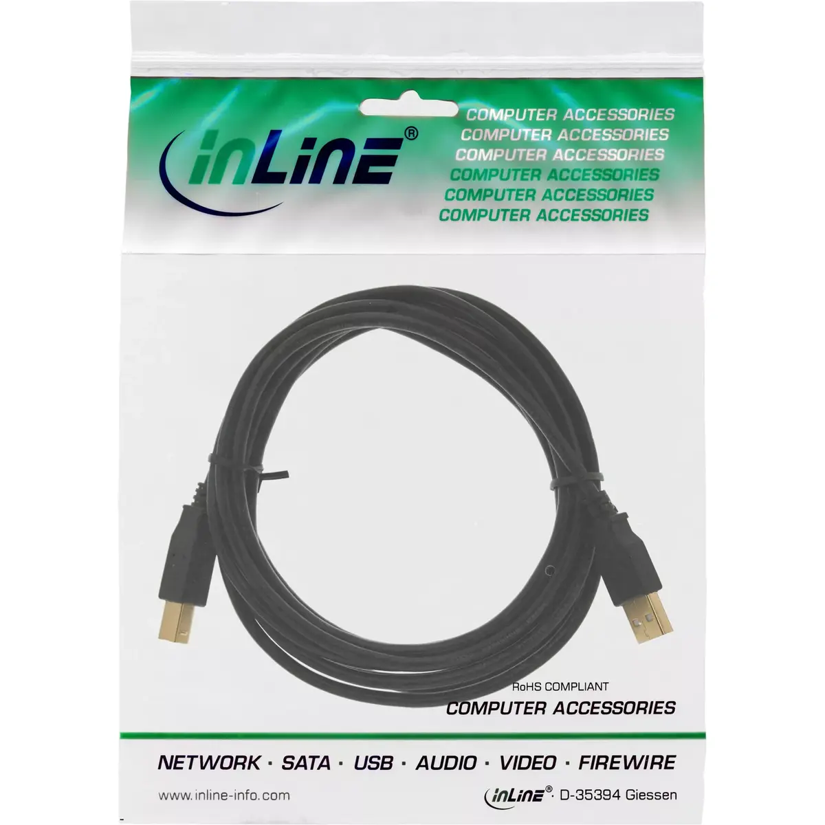 USB 2.0 kabelis InLine 34520X Photo 2