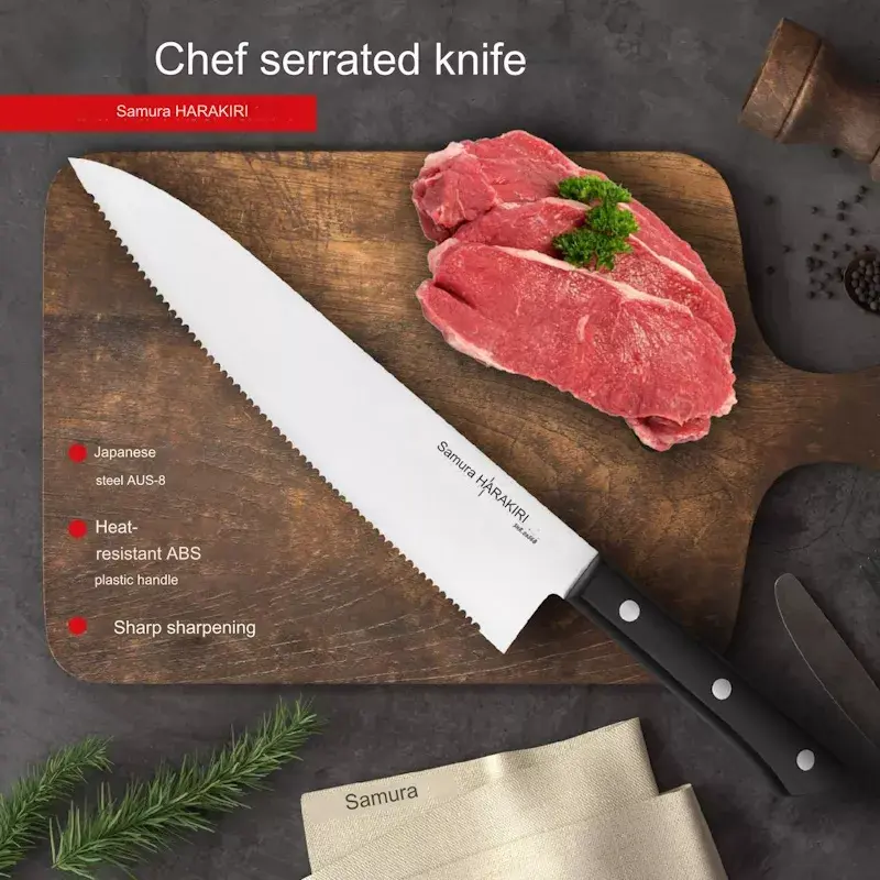 Samura Harakiri SHR-0086B Chef's Knife Photo 10