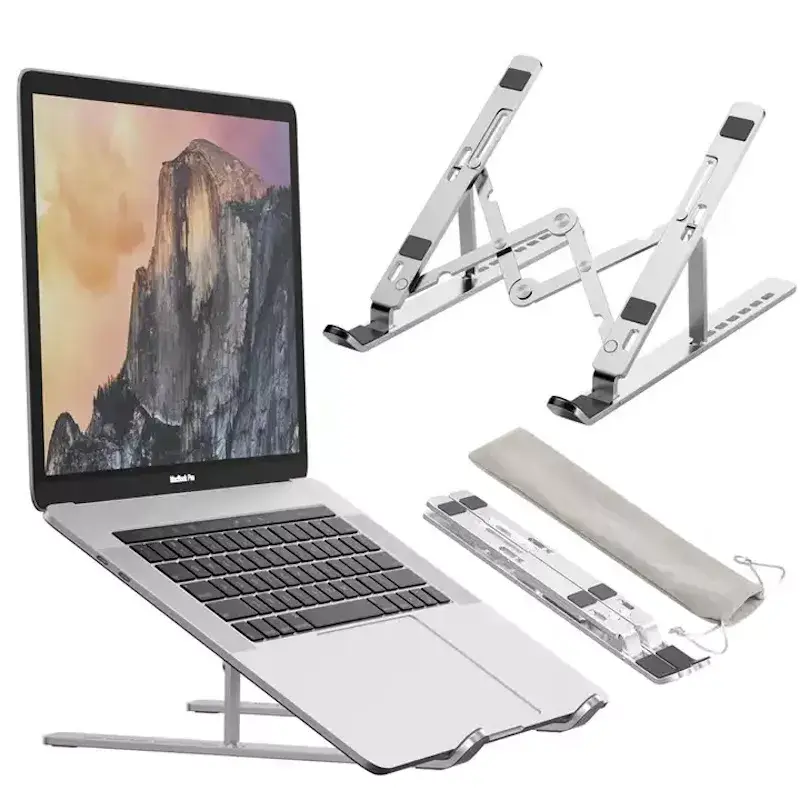iLike STM1 Metal Foldable Notebook and Tablet Stand Photo 2