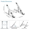iLike STM1 Metal Foldable Notebook and Tablet Stand Photo 4