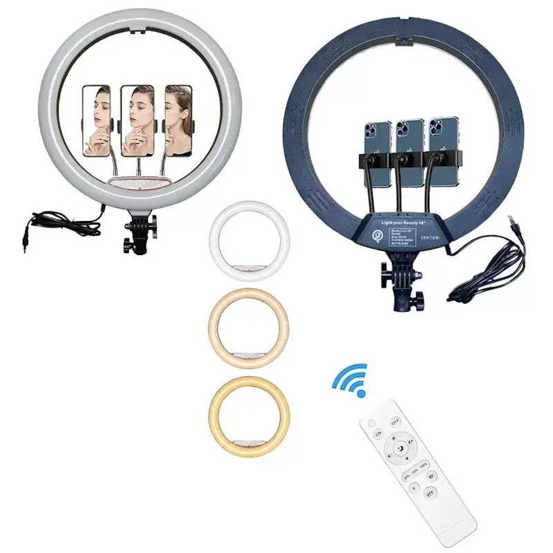 Кольцевая лампа E-LIGHT SR18 46 см с аксессуарами Photo 2