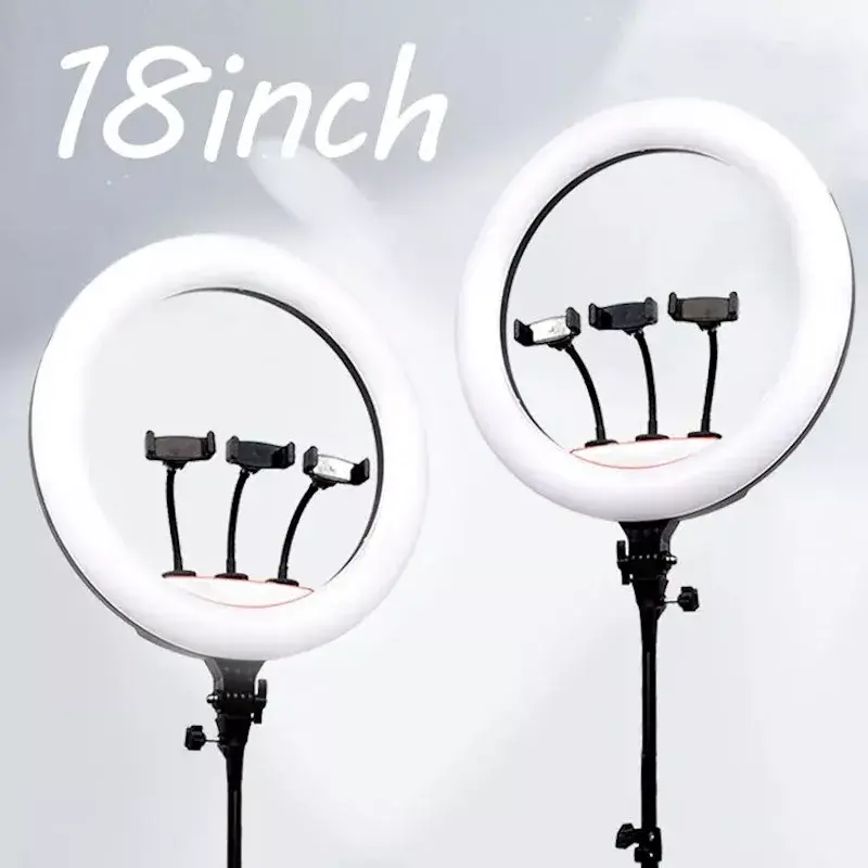 Кольцевая лампа E-LIGHT SR18 46 см с аксессуарами Photo 3