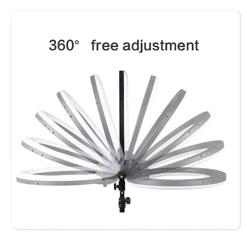 Кольцевая лампа E-LIGHT SR18 46 см с аксессуарами Photo 4