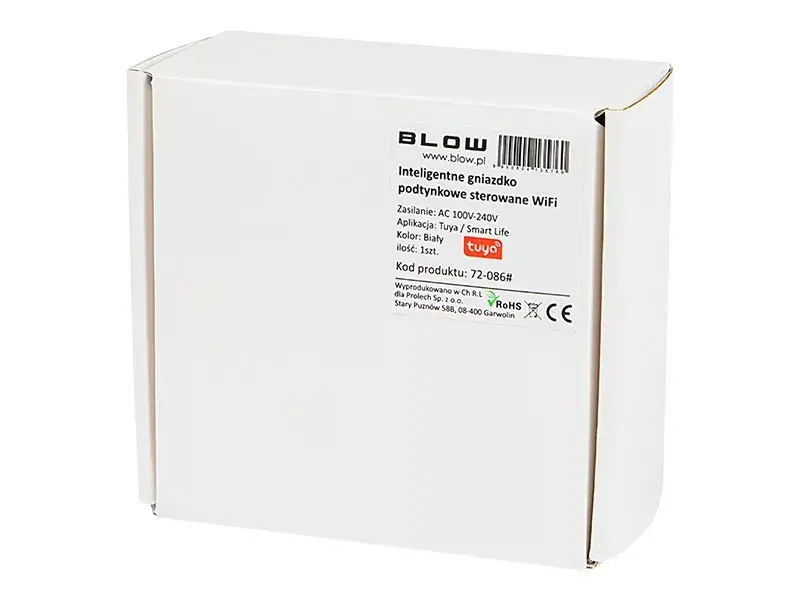Viedā kontaktligzda BLOW 72-086# (TUYA, Wi‑Fi) Photo 3