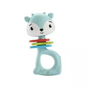 Bērnu rotaļlieta Fisher-Price Clackin' Fun Fawn, no 3 mēnešiem, tirkīzzila