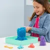 spinmaster kinetiskās smiltis — 1 lb zilas, 4 veidnes Photo 4
