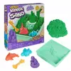 spinmaster kinetiskās smiltis — 1 lb zilas, 4 veidnes Photo 9