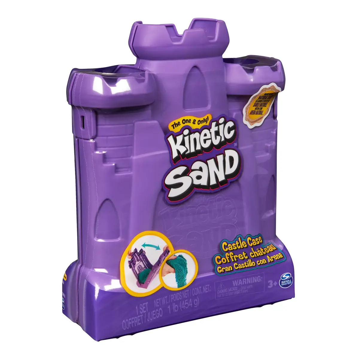 Children's Kinetic Sand Spin Master Kinetic Sand Castle Case Photo 6