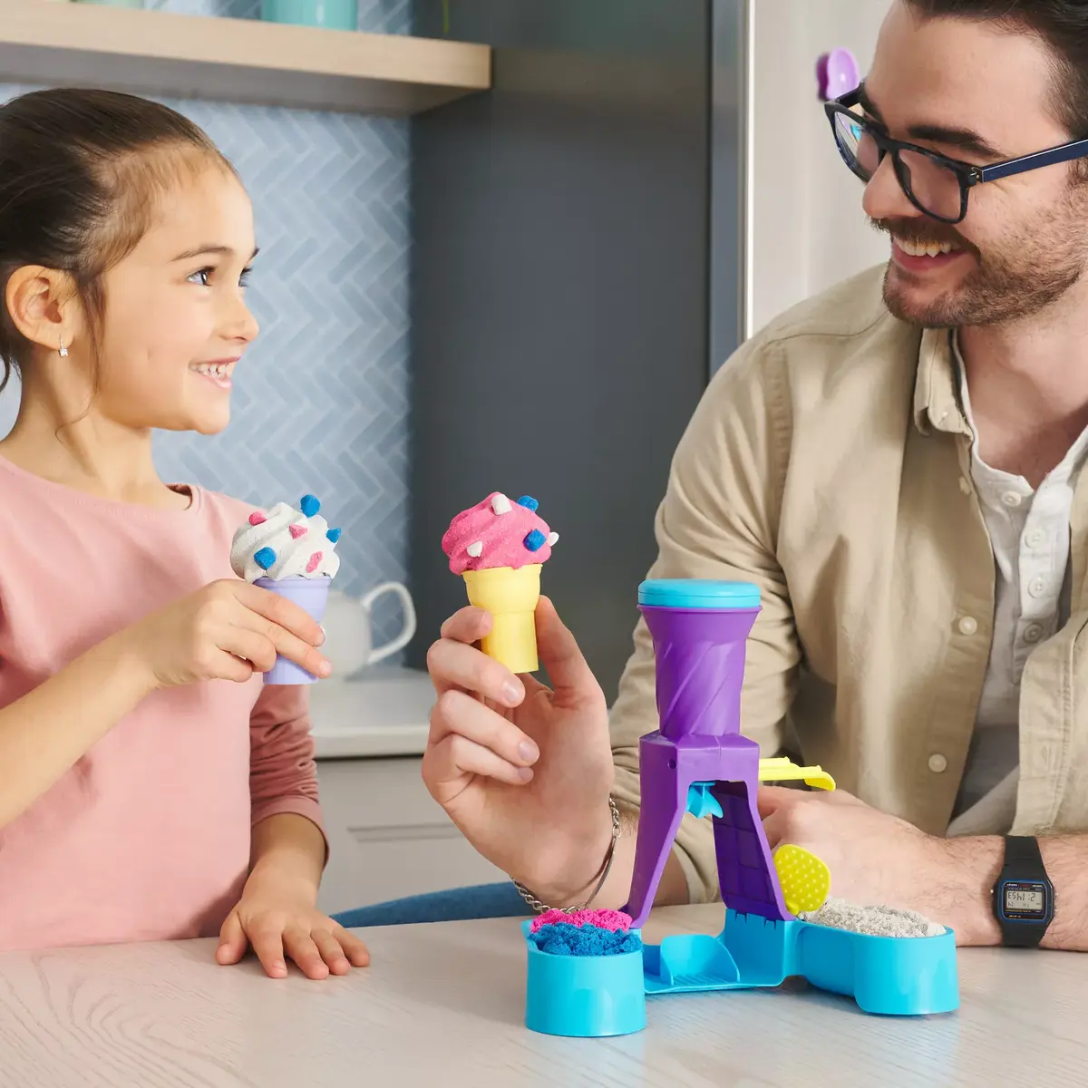 Игровой набор Kinetic Sand Spin Master Станция мороженого Photo 3