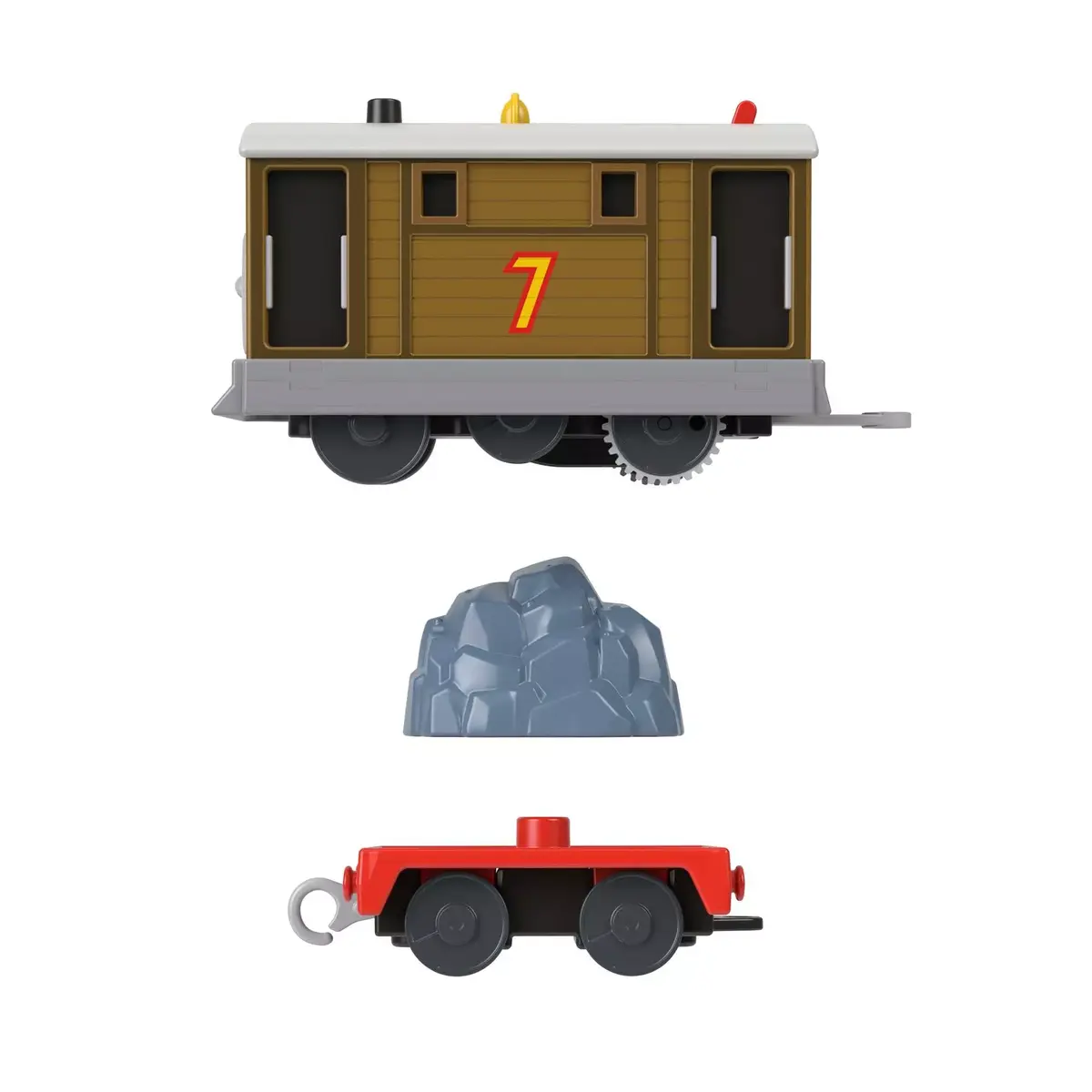 Vilciens Thomas & Friends Fisher-Price Toby motorizētais lokomotīve Photo 4