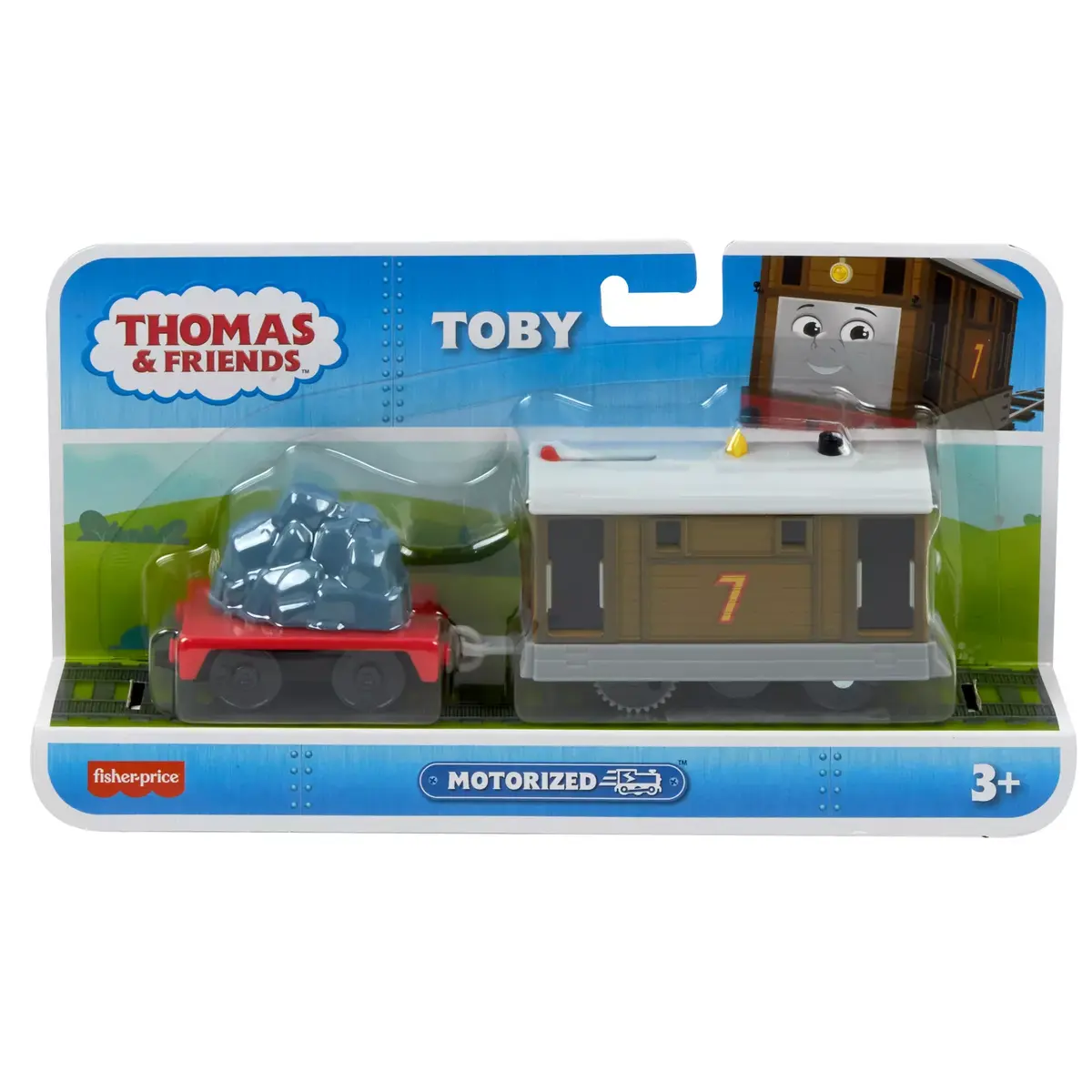 Vilciens Thomas & Friends Fisher-Price Toby motorizētais lokomotīve Photo 6