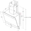 Настенный вытяжной шкаф Whirlpool WHVP 65F LM K Photo 3