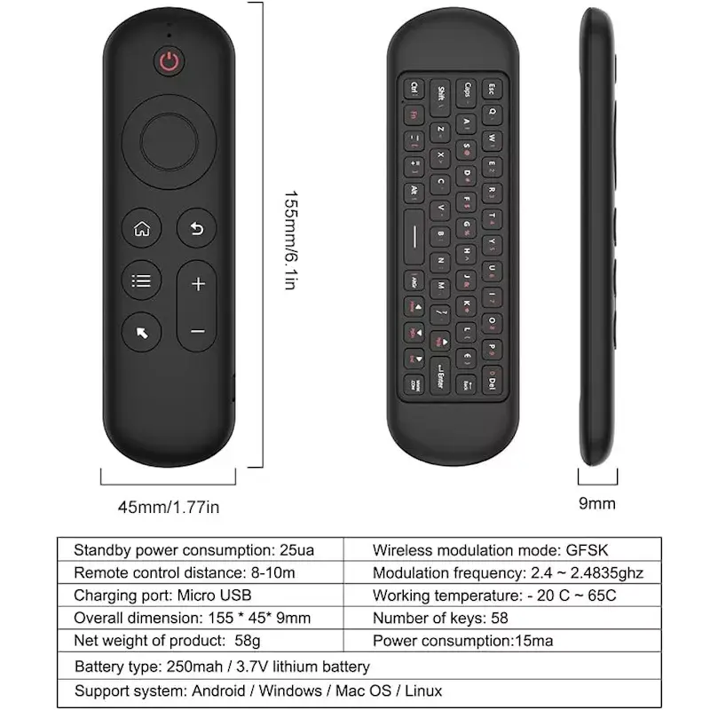 CP CP-M5LED Bluetooth Remote Keyboard Photo 9