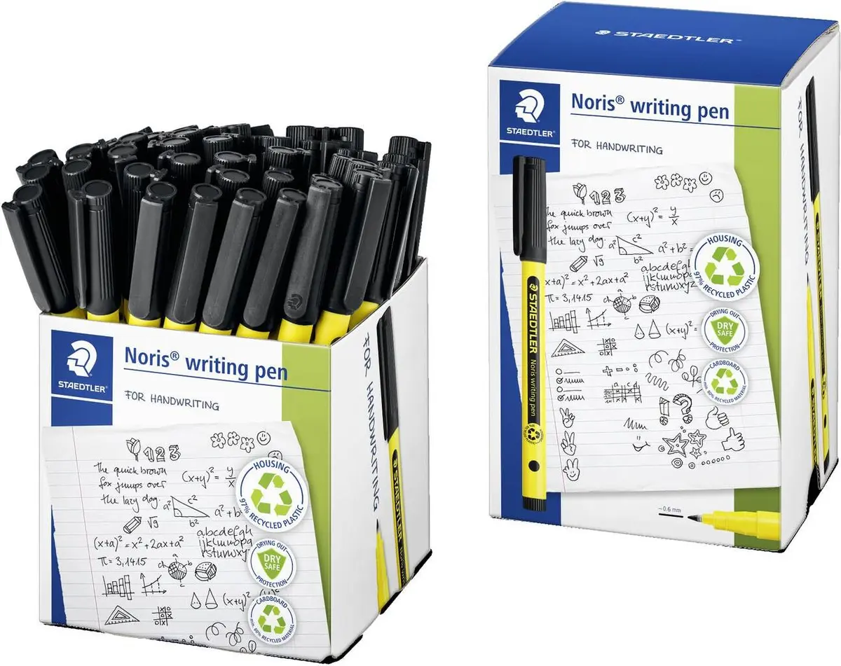 Fineliner Staedtler Noris 307-9 Melns, 307-9