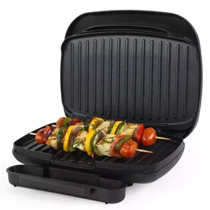 Electric grill Petra PT4366MBLKVDE black with non-stick surface and adjustable temperature