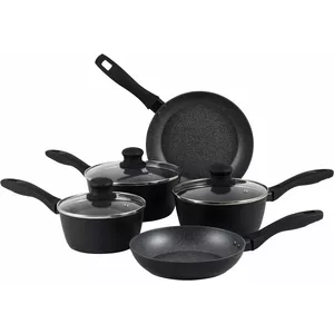 Five-piece Russell Hobbs pan set Metallic Marble RH02814EU7 — nonstick coating, assorted sizes