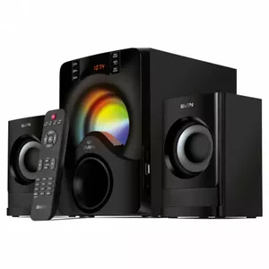 Desktop 2.1 Speaker System SVEN MS-312, black — Bluetooth, FM, USB, Display, Remote, 20W+2×10W RMS
