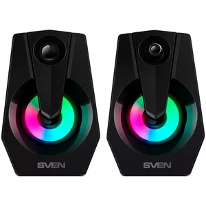 Speakers SVEN 370 black USB — SVEN desktop multimedia speakers with USB power