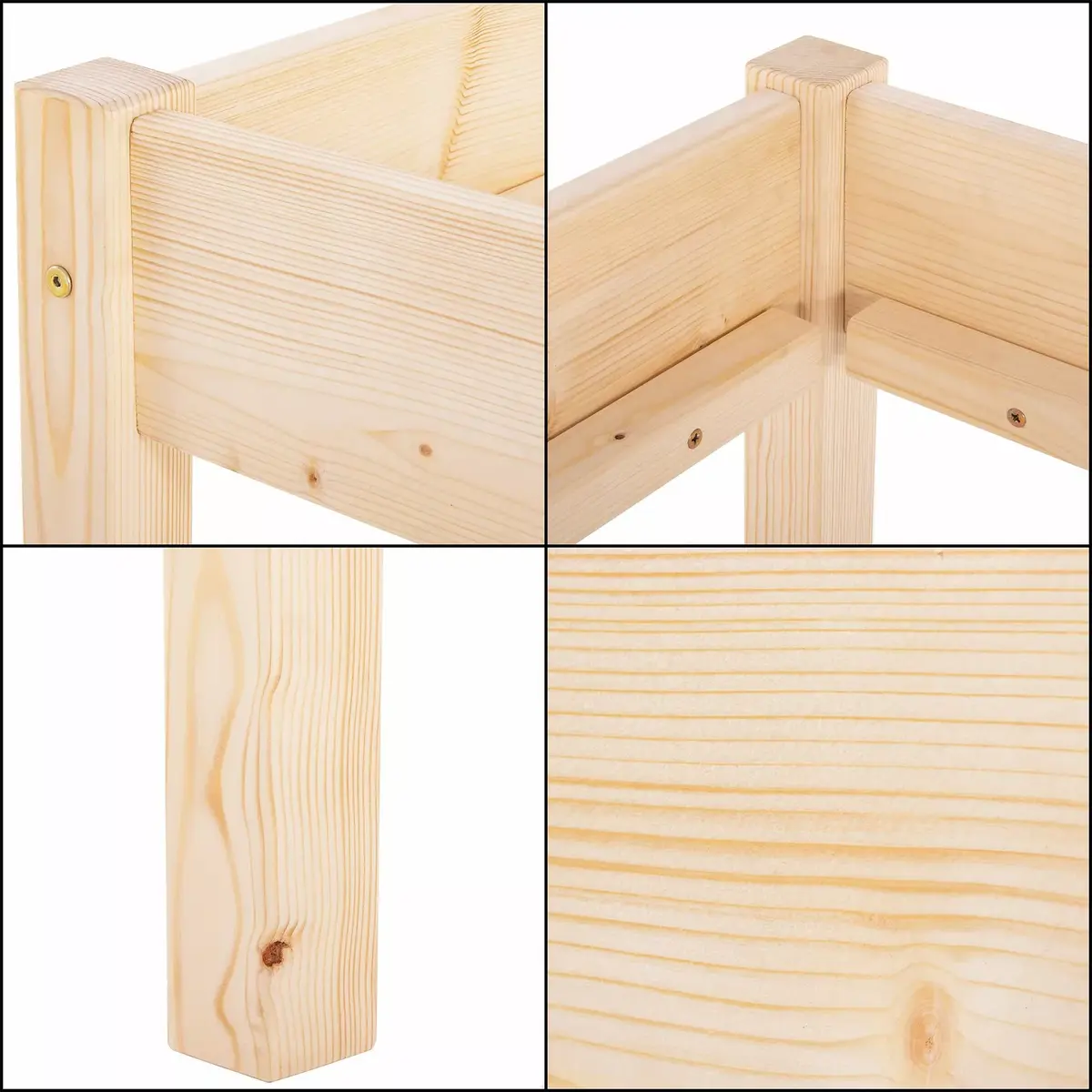 Springos BD004 vienstāvu koka gulta 200x90 cm Photo 6