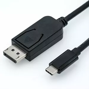 Video Cable Adapter ROLINE 11.04.5845 1m DisplayPort USB Type-C Black