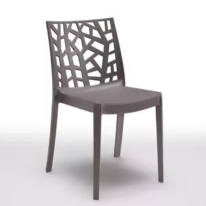 Garden chair BICA Matrix beige — durable, weather-resistant outdoor chair