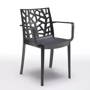 Armchair BICA Matrix 163534 grey — outdoor armchair, model 163534 in grey