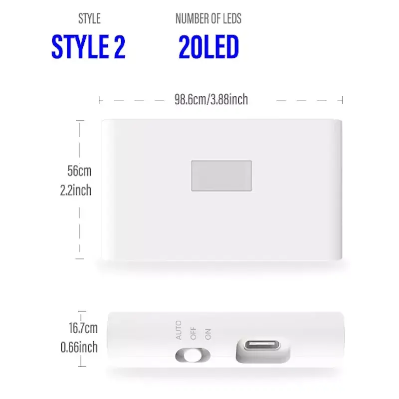 E-LIGHT T1 Wall Fix Double Projection LED Lamp Photo 4