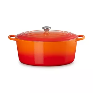 Горшок для запекания Le Creuset 21178400902430 13.9 Л Чугун Оранжево-красный