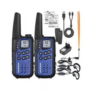 Портативная рация Baofeng BF-T25E — 2 шт., 16 каналов, 0.5 Вт, Li-Ion 1400 мАч, VOX, LCD