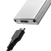 Alumīnija korpuss QOLTEC 51833 M.2 SATA uz USB 3.0 Photo 3